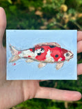 Koi Fish ACEO (2.5x3.5”)