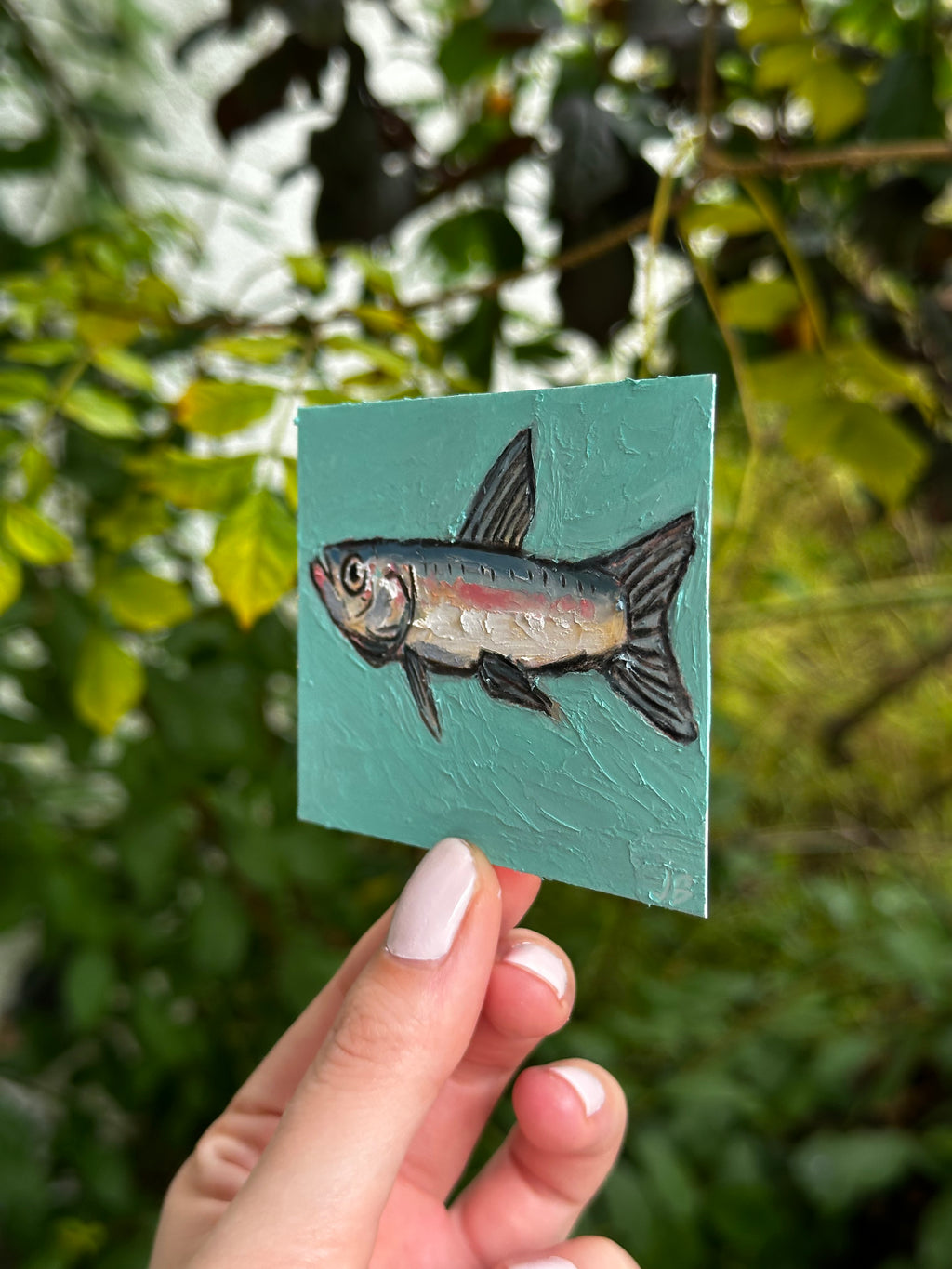 Ladyfish ACEO (2.5x3.5”)