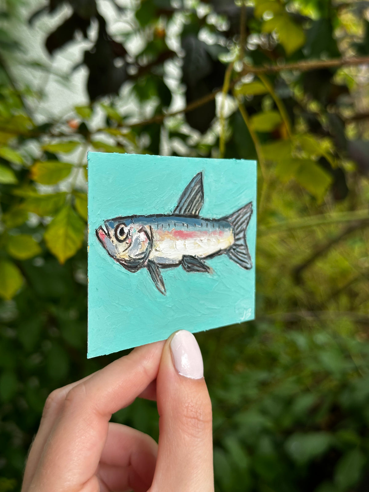 Ladyfish ACEO (2.5x3.5”)