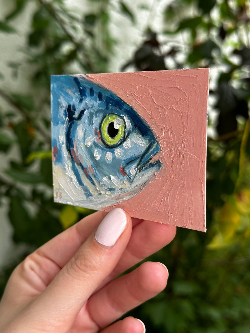 Baby Trevally ACEO (2.5x3.5”)