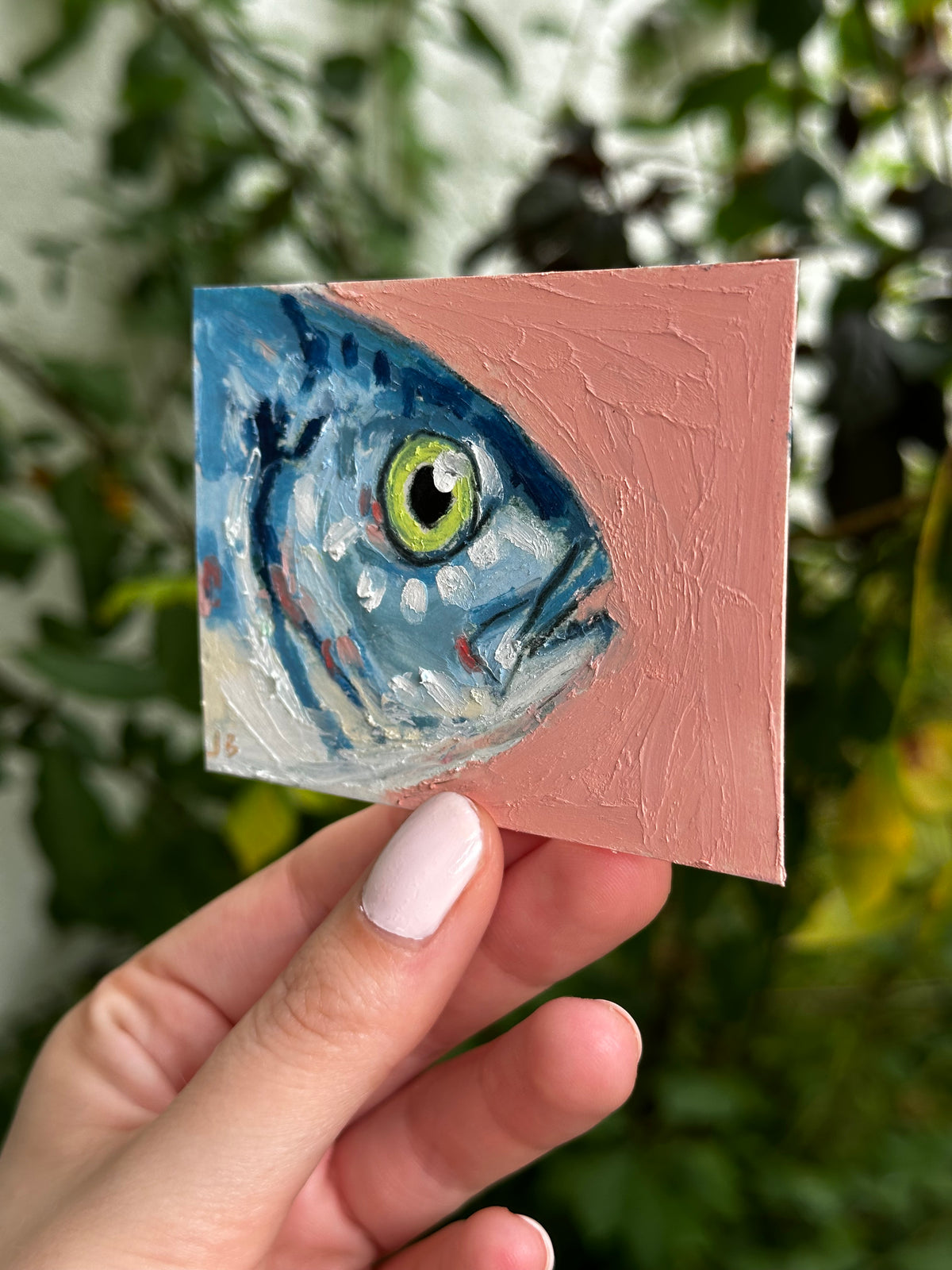 Baby Trevally ACEO (2.5x3.5”)
