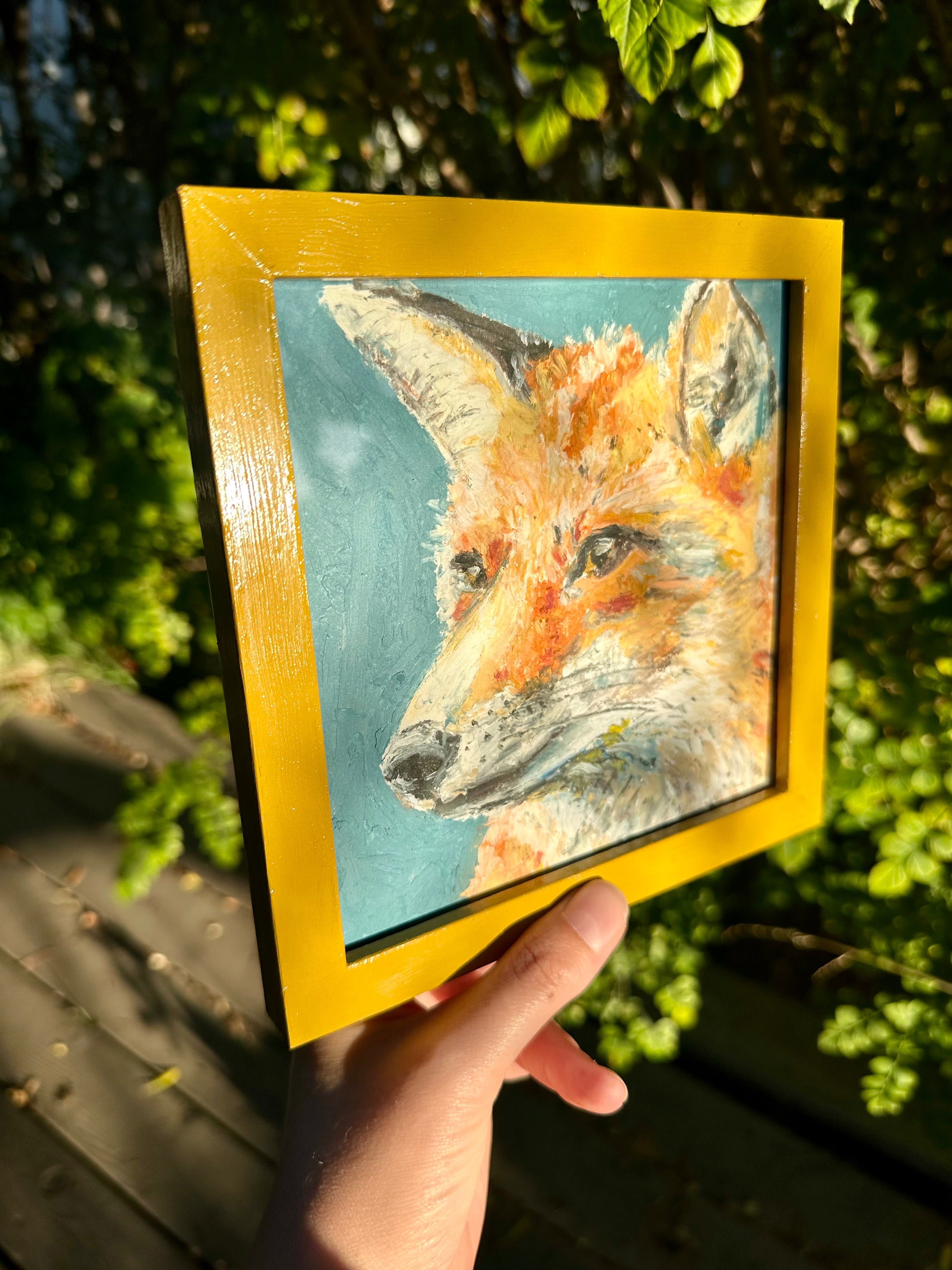 Fox 6x6” - Framed