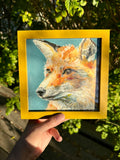 Fox 6x6” - Framed
