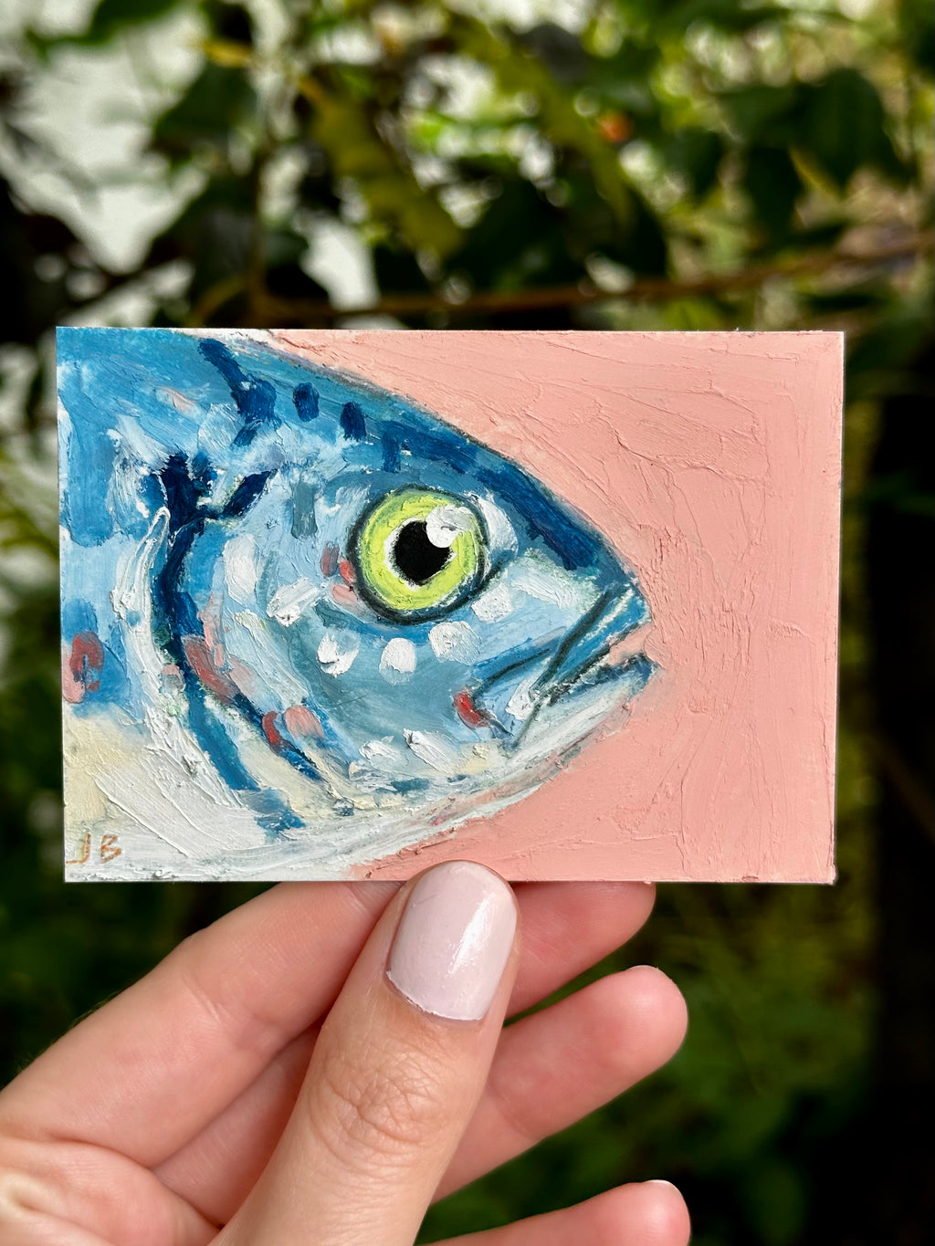 Baby Trevally ACEO (2.5x3.5”)