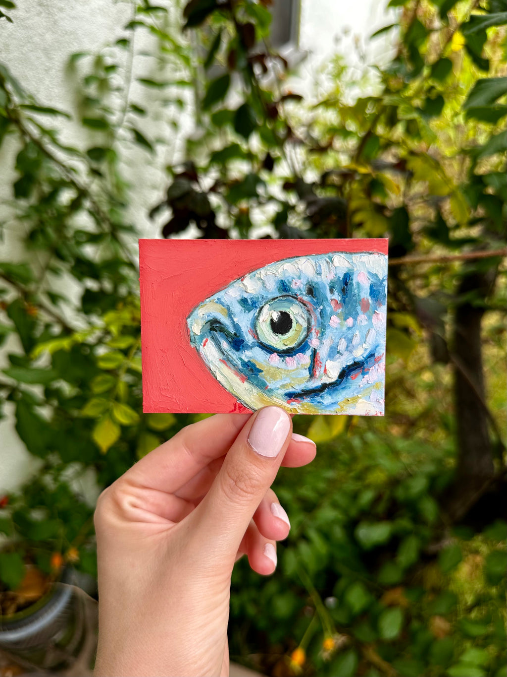 Cichlid fish ACEO (2.5x3.5”)