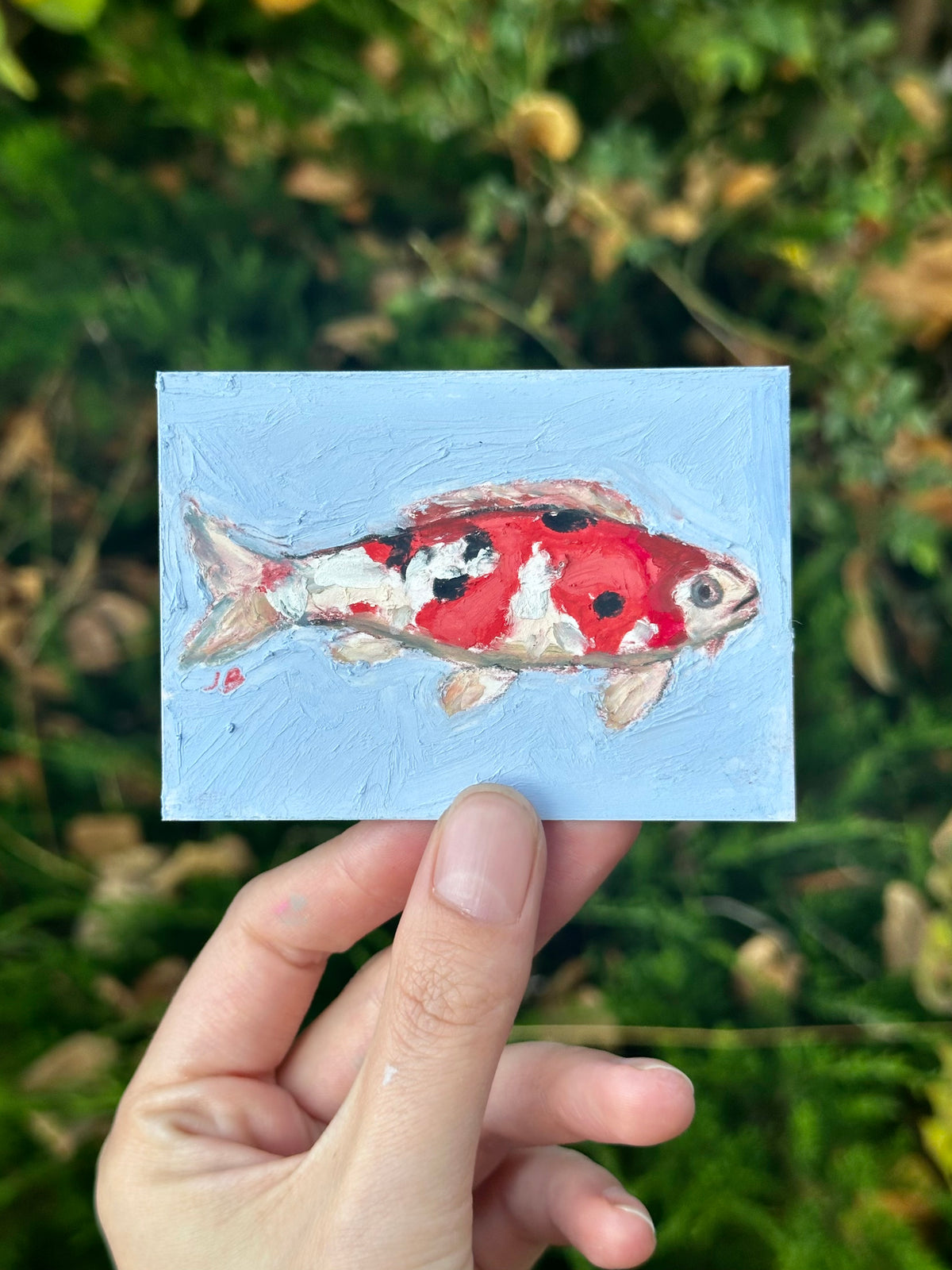 Koi Fish ACEO (2.5x3.5”)