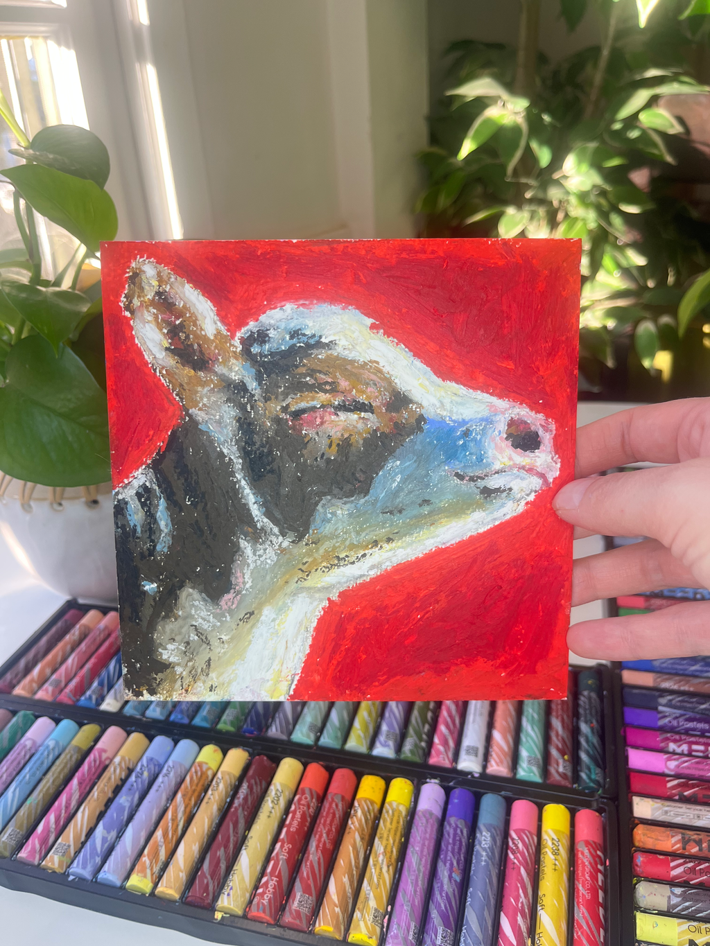 Happy Cow 6x6"